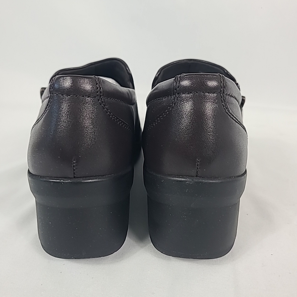 NEW Clarks Women's Suttyn Zip Chocolate Leather Shoes Sz 7.5 NIB (26180146) - Picture 4 of 8